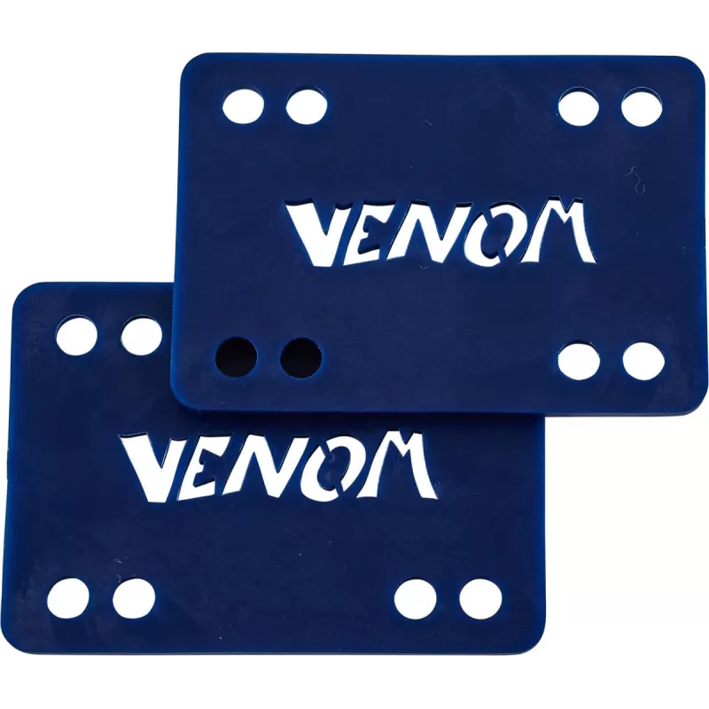 Venom 1/8 Inch Risers Set of 2 Glow In The Dark Skateboard Riser Pads