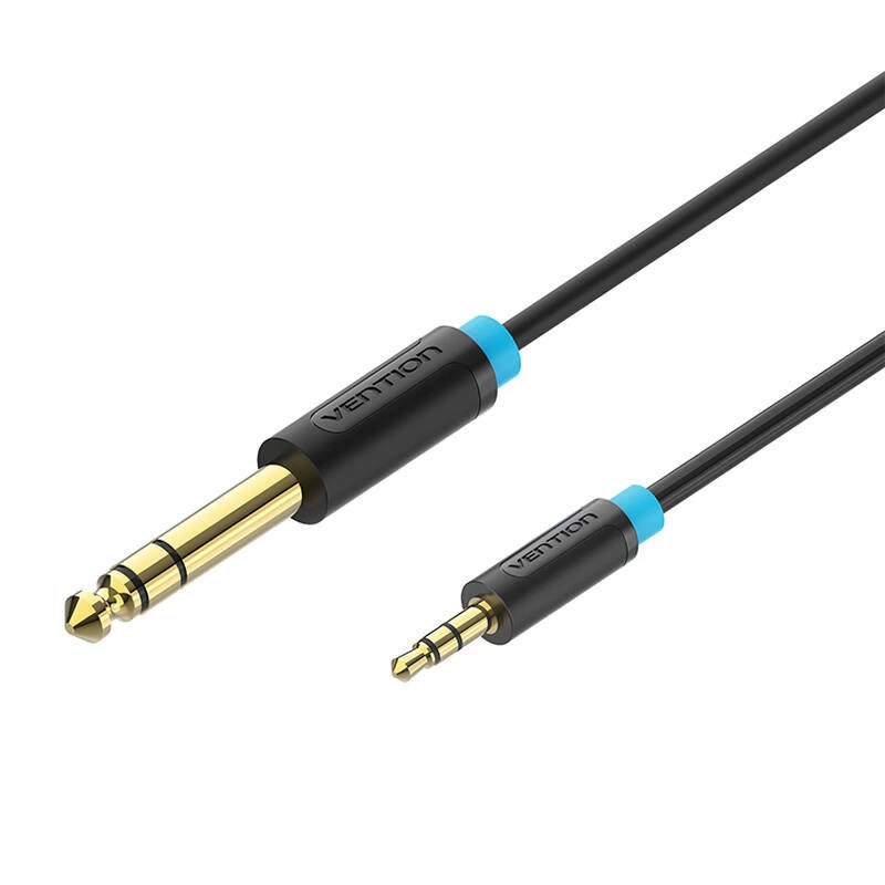 Vention BABBG Garso kabelis TRS 3.5mm į 6.35mm 1.5m, juodas
