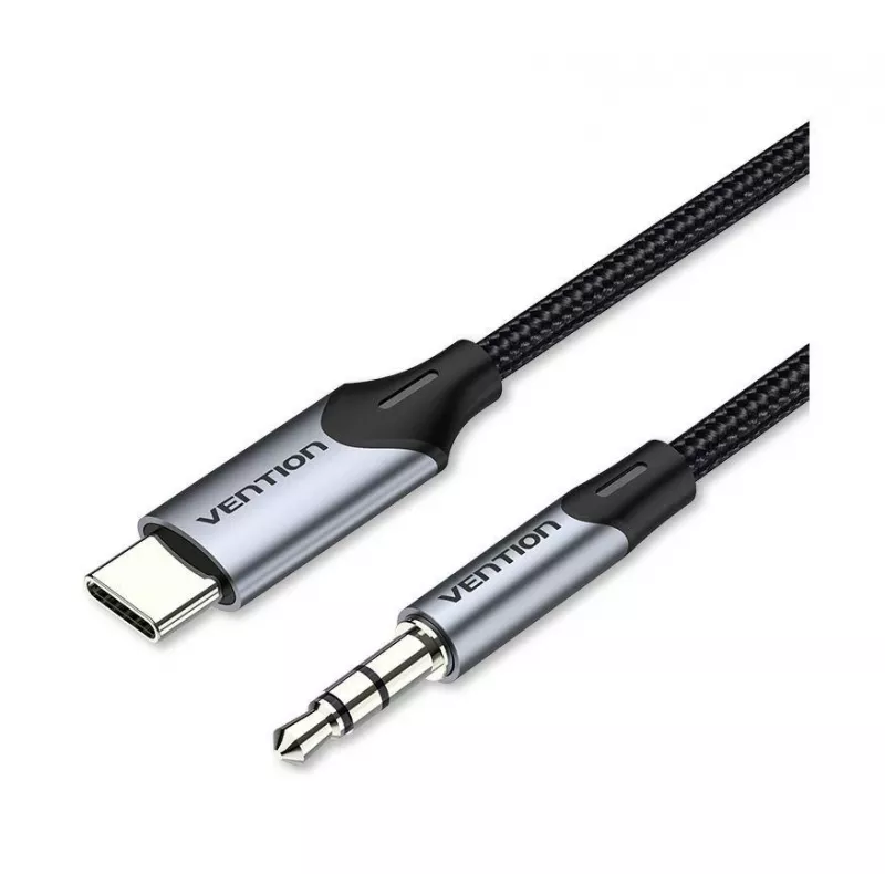 VENTION BGKHF USB-C į 3,5 mm garso adapterio kabelis 1 m juodas