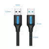 VENTION CONBI USB 3.0 laidas, kištukas-kištukas, 3 m, juodas