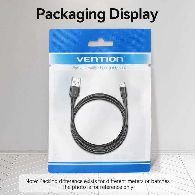 VENTION CTIBC USB 2.0 į Micro-B laidas 0,25 m juodas
