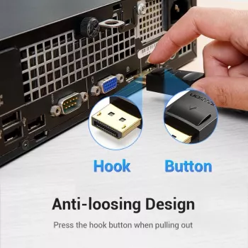 VENTION DisplayPort į DVI laidas 1m Juodas HAFBF