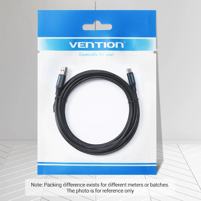 VENTION USB-C į USB 2.0 laidas 0,25m juodas COKBC