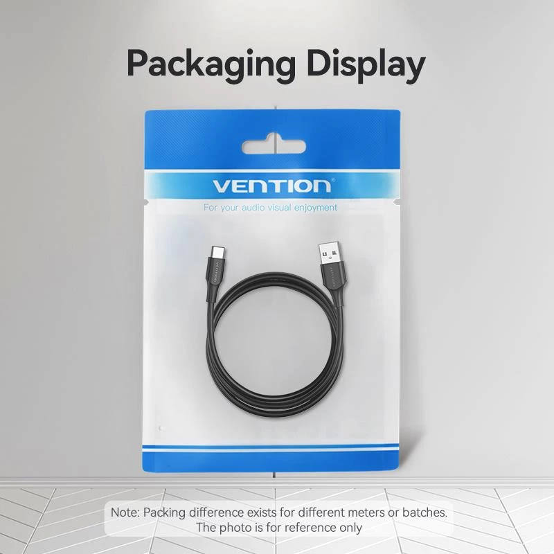 VENTION USB-C į USB 2.0 laidas 2m Juodas CTHBH