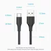 VENTION USB-C į USB 2.0 laidas 2m Juodas CTHBH