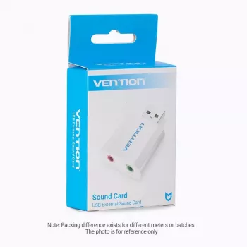 VENTION VAB-S13 USB 2.0 garso plokštė su 2 prievadų šakotuvu