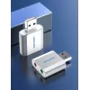 VENTION VAB-S13 USB 2.0 garso plokštė su 2 prievadų šakotuvu