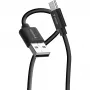 Verbatim 32393 Sync & Charge Cable USB-A to USB-C 2-Pack Black