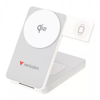 Verbatim Sulankstoma 3-in-1 belaidė magnetinė power bank 10000 mAh Juoda 32296