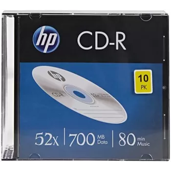 Verbatim HP CD-R 700 MB 52x plona dėžutė 10 vnt. pakuotė