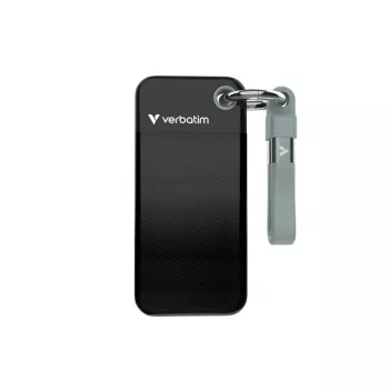Verbatim Pocket SSD 512GB USB 3.2 Gen 2 Type-C išorinis kietojo būsenos diskas, juodas/pilkas 32282
