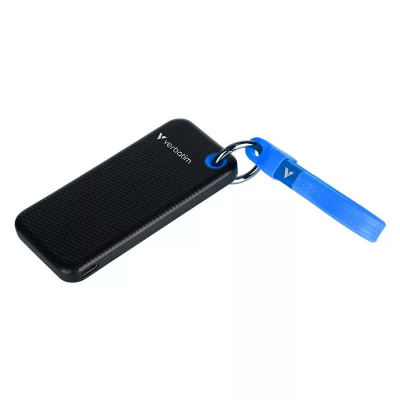Verbatim Pocket SSD 512GB USB 3.2 Gen 2 Type-C išorinis kietojo būsenos diskas, juodas/mėlynas 32283