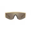 VERSACE VE2197-10005A Unisex Pilot Akiniai Nuo Saulės Juodi Pilki 58mm