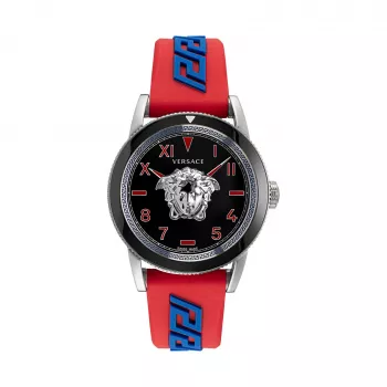 VERSACE VE2V00622 Vyriškas Šveicariškas Kvarcinis Chronografinis Laikrodis 43mm Nerūdijantis Plienas