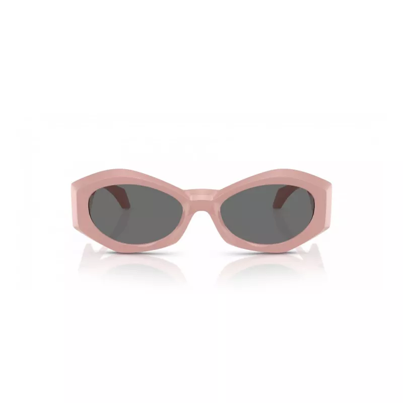 VERSACE VE4466U546387 Moteriški drugelio formos akiniai nuo saulės Havana acetatas 54mm