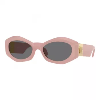 VERSACE VE4466U546387 Moteriški drugelio formos akiniai nuo saulės Havana acetatas 54mm