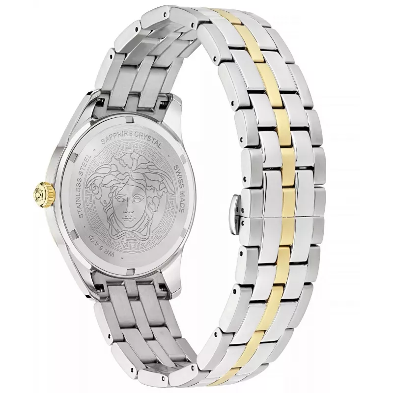 Versace VE7C00623 Vyriškas laikrodis 41mm Nerūdijantis plienas Mėlynas ciferblatas Chronografas