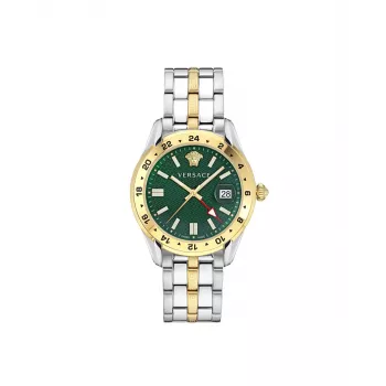 Versace VE7C00623 Vyriškas laikrodis 41mm Nerūdijantis plienas Mėlynas ciferblatas Chronografas