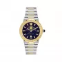 VERSACE VE7G00223 Vyriškas Šveicariškas Kvarcinis Laikrodis 38mm Juodas Ciferblatas Odinis Dirželis