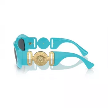 VERSACE Moteriški katės akies akiniai nuo saulės VE4425U543987 Havana/Tamsiai pilka 54mm