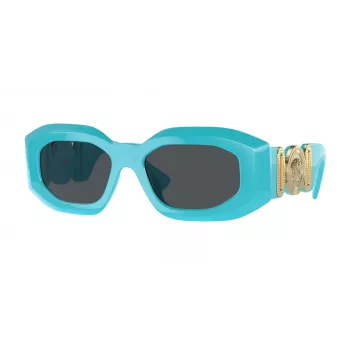 VERSACE Moteriški katės akies akiniai nuo saulės VE4425U543987 Havana/Tamsiai pilka 54mm