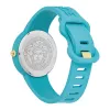 Versace moteriškas V-Motif šveicariškas kvarcinis laikrodis VE6G00423 (39 mm) juodu ciferblatu, odiniu dirželiu
