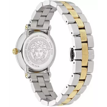 Versace Women's VE7F00423 Quartz Watch 35mm White Leather