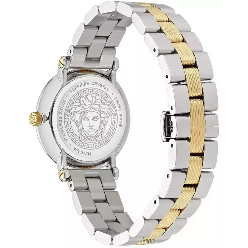 Versace Women's VE7F00423 Quartz Watch 35mm White Leather