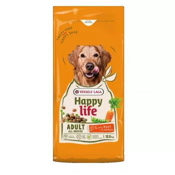Versele-Laga HappyLife Sausas šunų maistas su jautiena suaugusiems šunims 12,5 kg