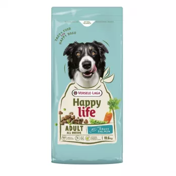 VERSELE-LAGA HappyLife Dry Dog Food with Salmon for Adult Dogs 12.5 kg