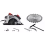 VERTEX Diskinis pjūklas 185mm 1400W su lazeriniu kreiptuvu