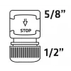 Verto 15G731-30 Sodo žarnos greitojo jungimo rinkinys, 1/2 colio, plastikas, 30 vnt., žalia/juoda