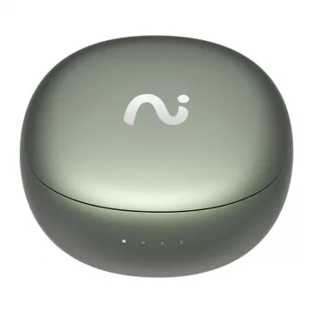VIAIM Nano+ AI ausinės su balso įrašytuvu, žalios, Bluetooth 5.3, IPX4, 32GB, ENC, liečiamos