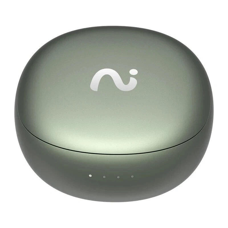 VIAIM Nano+ AI ausinės su balso įrašytuvu, žalios, Bluetooth 5.3, IPX4, 32GB, ENC, liečiamos