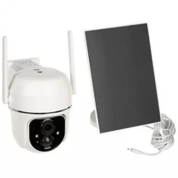 VicoHome APTI-W31SD1 Saulės energija varoma lauko apsaugos kamera su PIR, 3MP Wi-Fi