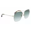 Victoria Beckham VB214SA-700 Moteriški akiniai nuo saulės - Havana acetato rėmelis, rudi gradientiniai lęšiai, 61 mm