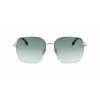 Victoria Beckham VB214SA-700 Moteriški akiniai nuo saulės - Havana acetato rėmelis, rudi gradientiniai lęšiai, 61 mm