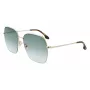 Victoria Beckham VB214SA-700 Moteriški akiniai nuo saulės - Havana acetato rėmelis, rudi gradientiniai lęšiai, 61 mm