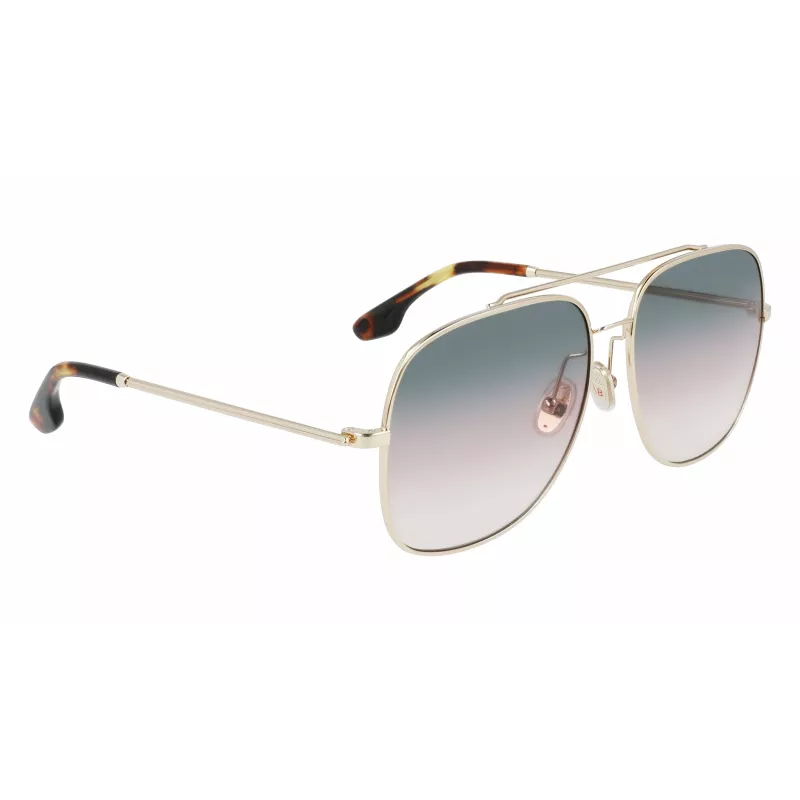 Victoria Beckham VB215S-756 Moteriški kvadratiniai acetatiniai akiniai nuo saulės Havana 59mm