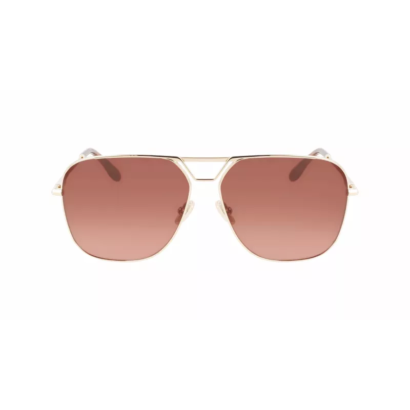 Victoria Beckham VB217S-714 Moteriški Akiniai nuo Saulės Havana Rudi Gradient 61mm