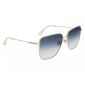 Victoria Beckham VB218S-720 moteriški akiniai nuo saulės Havana rudi gradientiniai 61mm