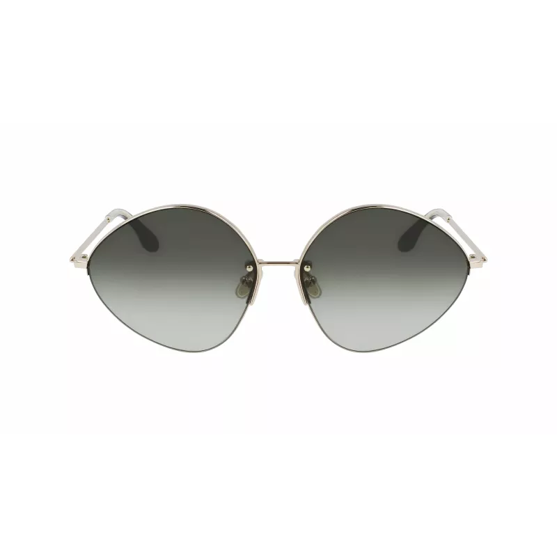 Victoria Beckham VB220S-713 Moteriški Akiniai Nuo Saulės Auksiniai Rudi Gradientiniai Drugelio Formos
