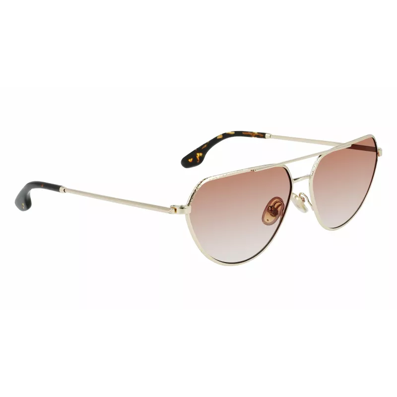 Victoria Beckham VB221S-725 Moteriški Akiniai nuo Saulės Havana Acetatas Ruda Gradientas 60mm