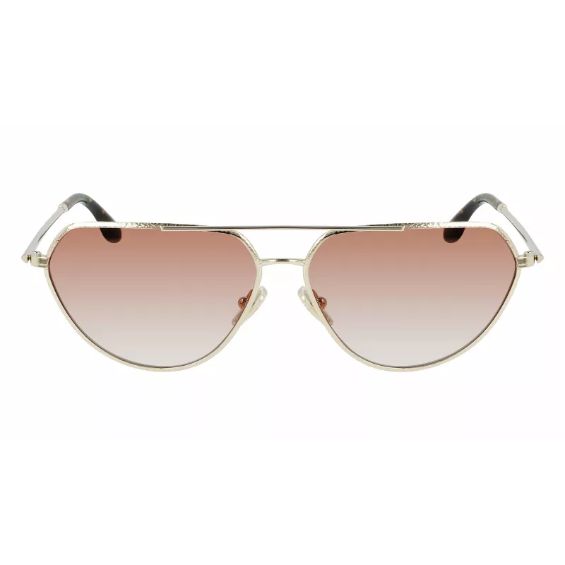 Victoria Beckham VB221S-725 Moteriški Akiniai nuo Saulės Havana Acetatas Ruda Gradientas 60mm