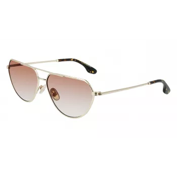 Victoria Beckham VB221S-725 Moteriški Akiniai nuo Saulės Havana Acetatas Ruda Gradientas 60mm