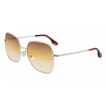 Victoria Beckham VB223S-708 Moteriški Akiniai nuo Saulės - Havana Acetato Rėmelis, Rudi Polikarbonato Lęšiai, 56mm