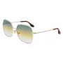 Victoria Beckham VB223S-727 moteriški akiniai nuo saulės Havana acetatas kvadratinis rėmas rudi gradientiniai lęšiai 56mm