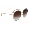 Victoria Beckham VB224S-702 moteriški akiniai nuo saulės Auksas/Havana ruda gradacija 59mm