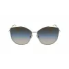 Victoria Beckham VB225S-734 Moteriški dideli kvadratiniai akiniai nuo saulės - Havana acetato rėmelis su rudais gradientiniais lęšiais - 59mm