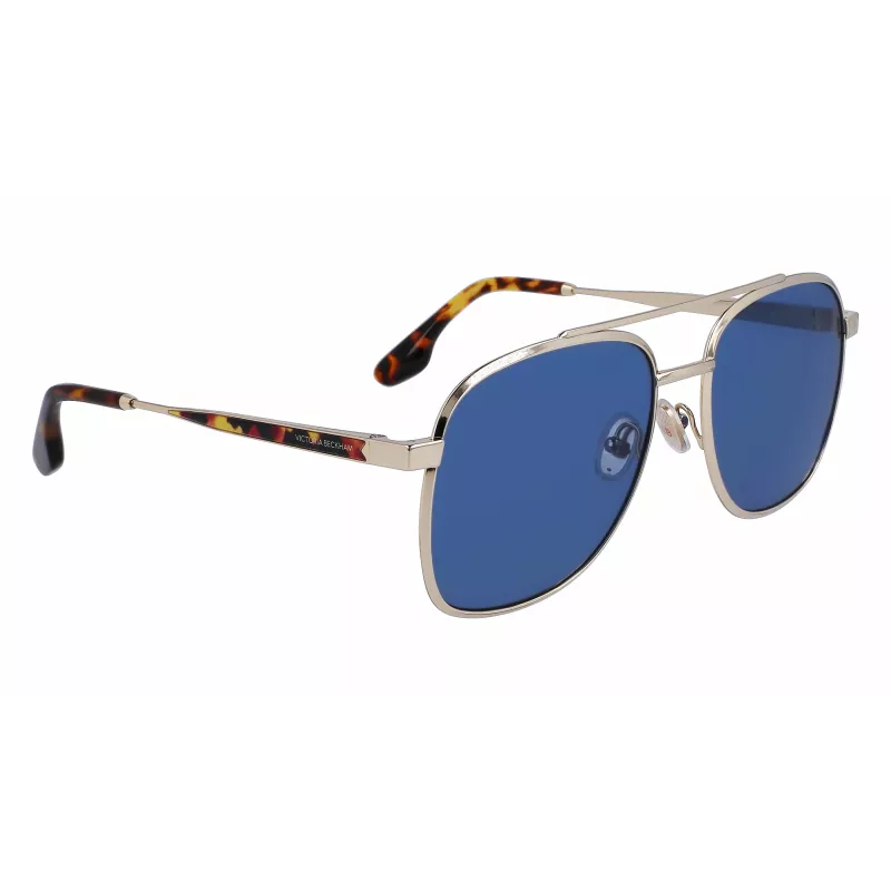 Victoria Beckham VB233S5817720 Moteriški akiniai nuo saulės - Acetatinis kvadratinis rėmelis - 58/17/140 mm